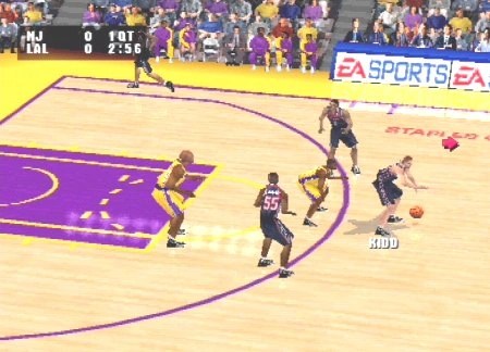 Capture d'écran NBA Live 2003