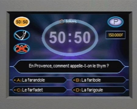 Capture d'écran Qui veut gagner des millions