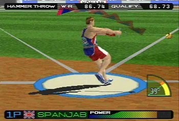 Capture d'écran International Track and Field 2