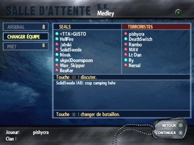 Capture d'écran SOCOM US Navy Seals