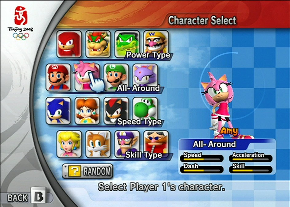 Capture d'écran Mario & Sonic aux Jeux Olympiques