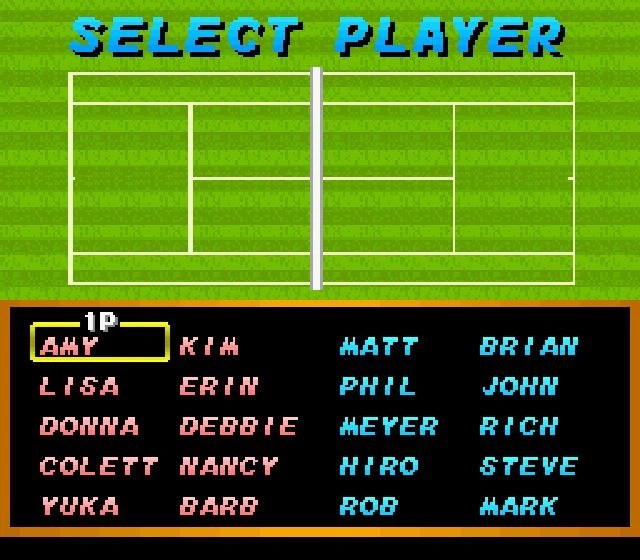 Capture d'écran Super Tennis