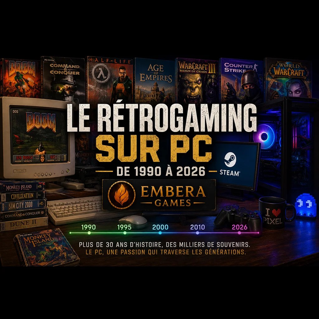 Le rétrogaming sur PC de 1990 à 2026