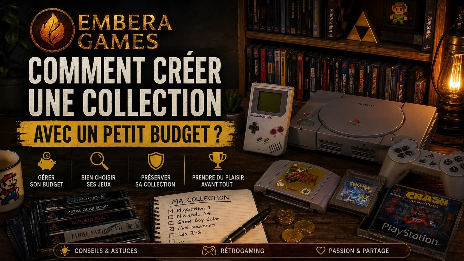 Comment créer une collection de jeux vidéo rétro avec un petit budget ?