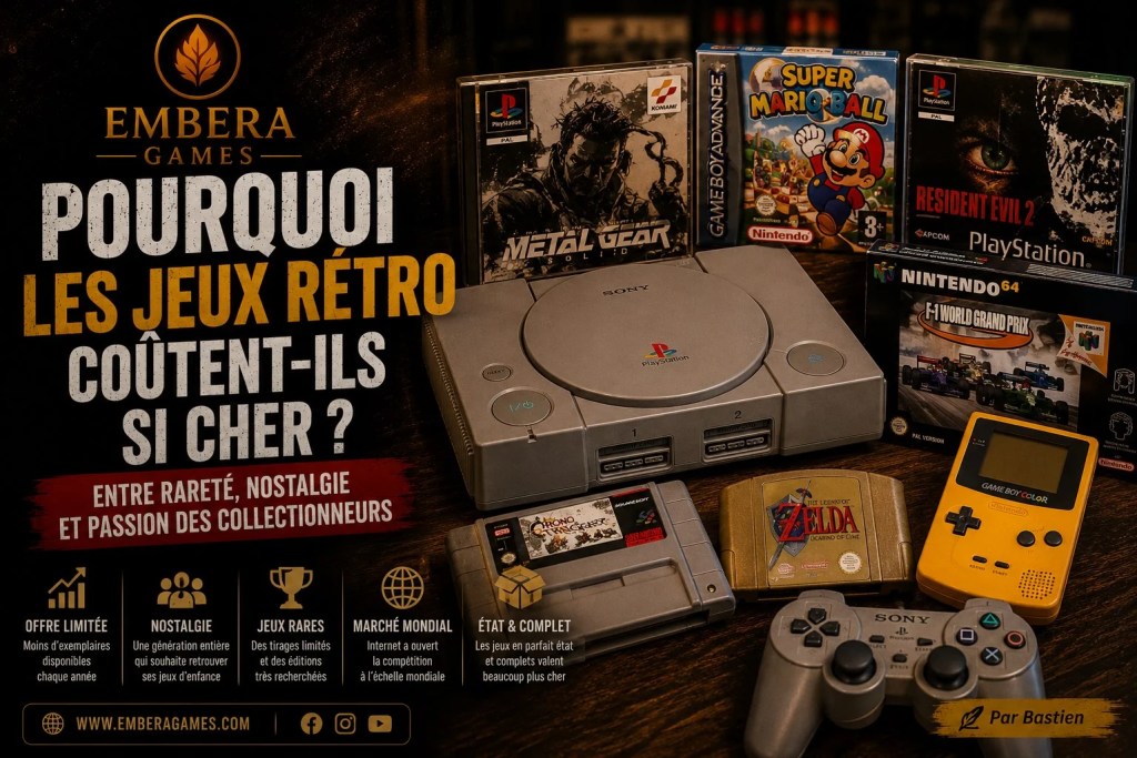 Pourquoi les jeux rétro coûtent-ils si cher ?