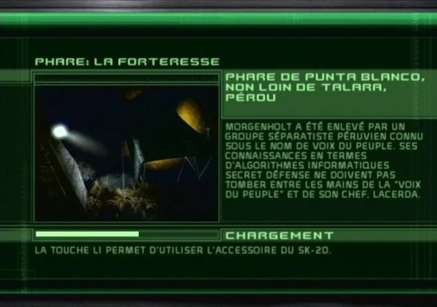 Capture d'écran Tom Clancy's Splinter Cell Chaos Theory