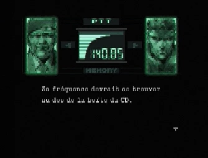 Capture d'écran Metal Gear Solid