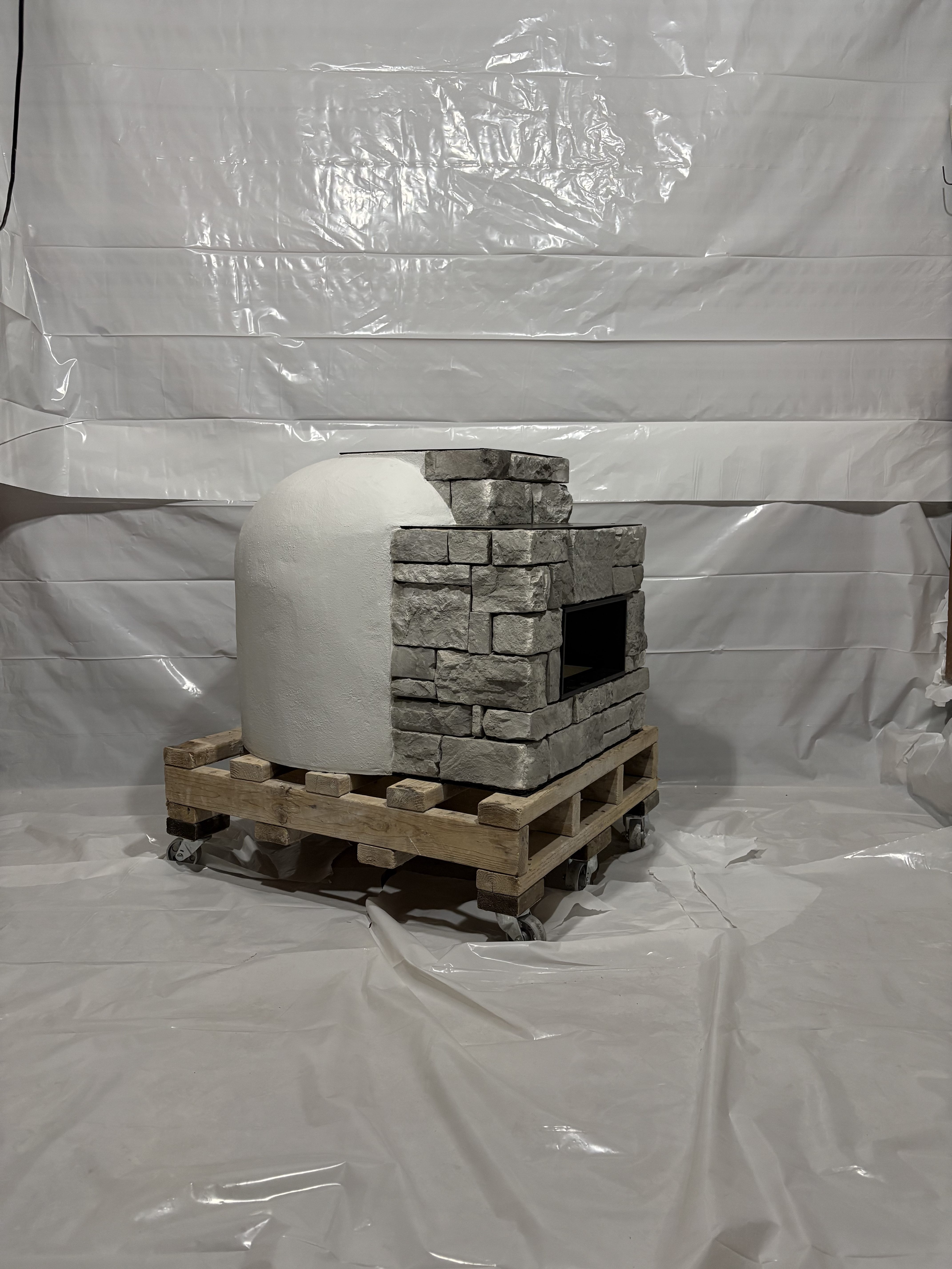 20" Wood-Fired Pizza Oven Rustic