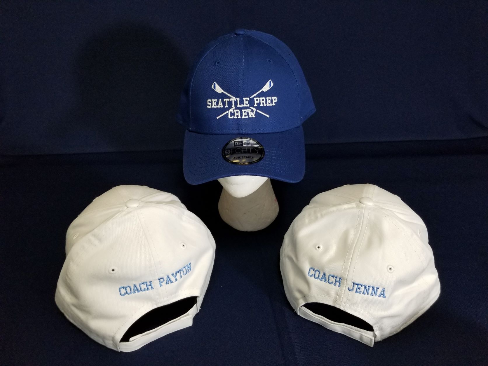 Monogrammed Crew Hats