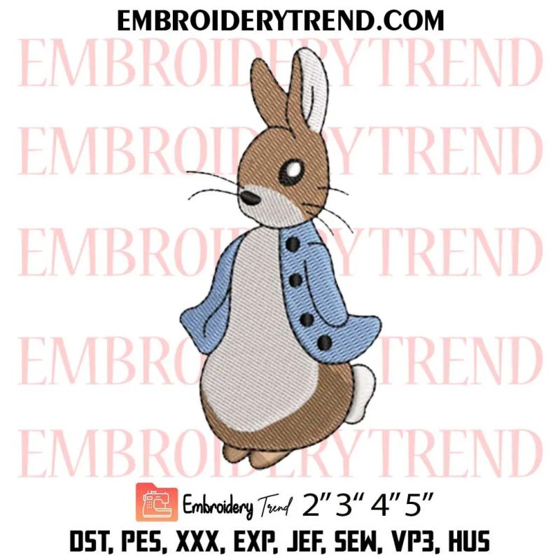 Peter Rabbit Iron On Patch Embroidery Patch Peter Rabbit Patch D134 - Light Texture Collection - Mobile Quality