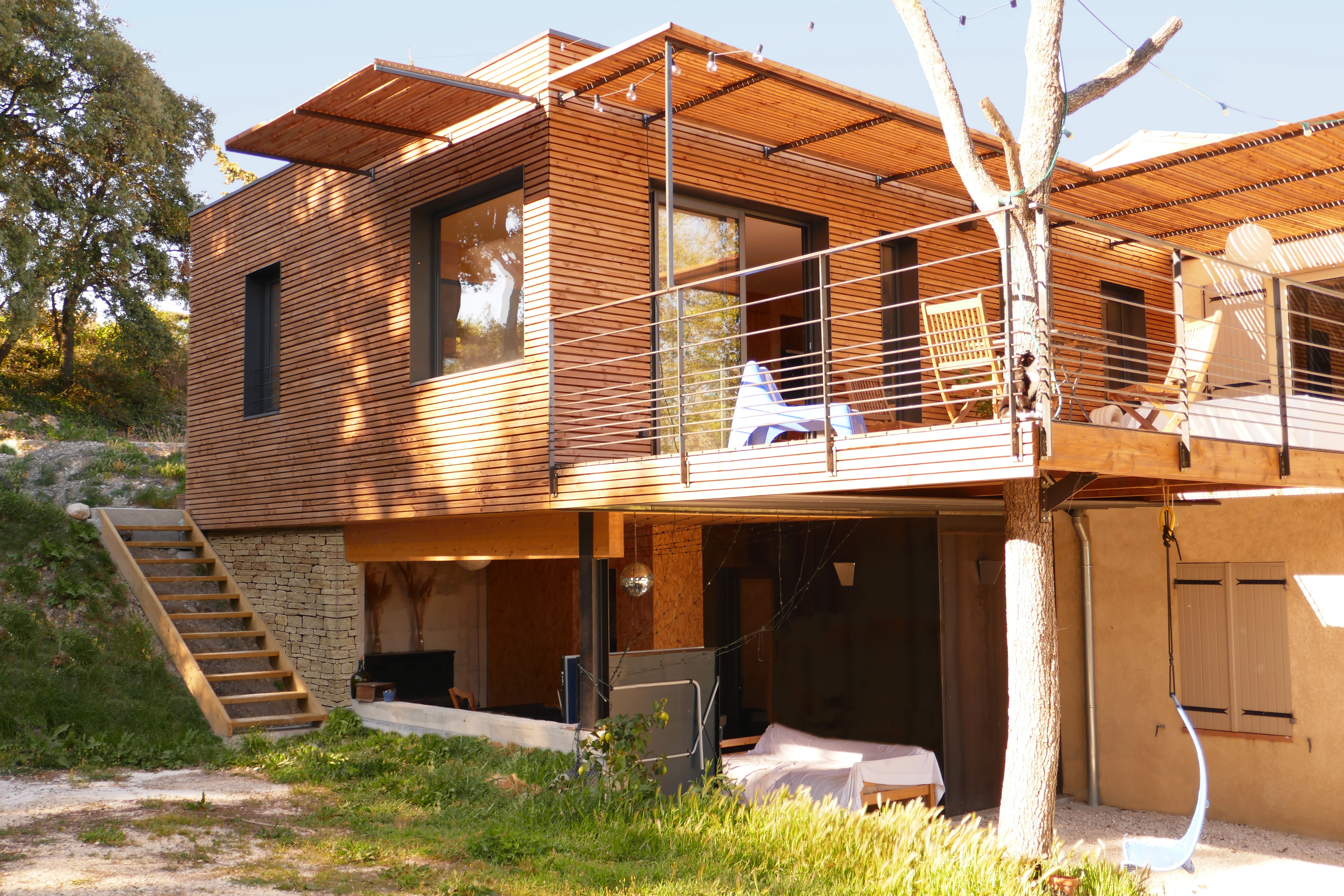 Extension bois - Conception Isabelle Amalvict - ACCS