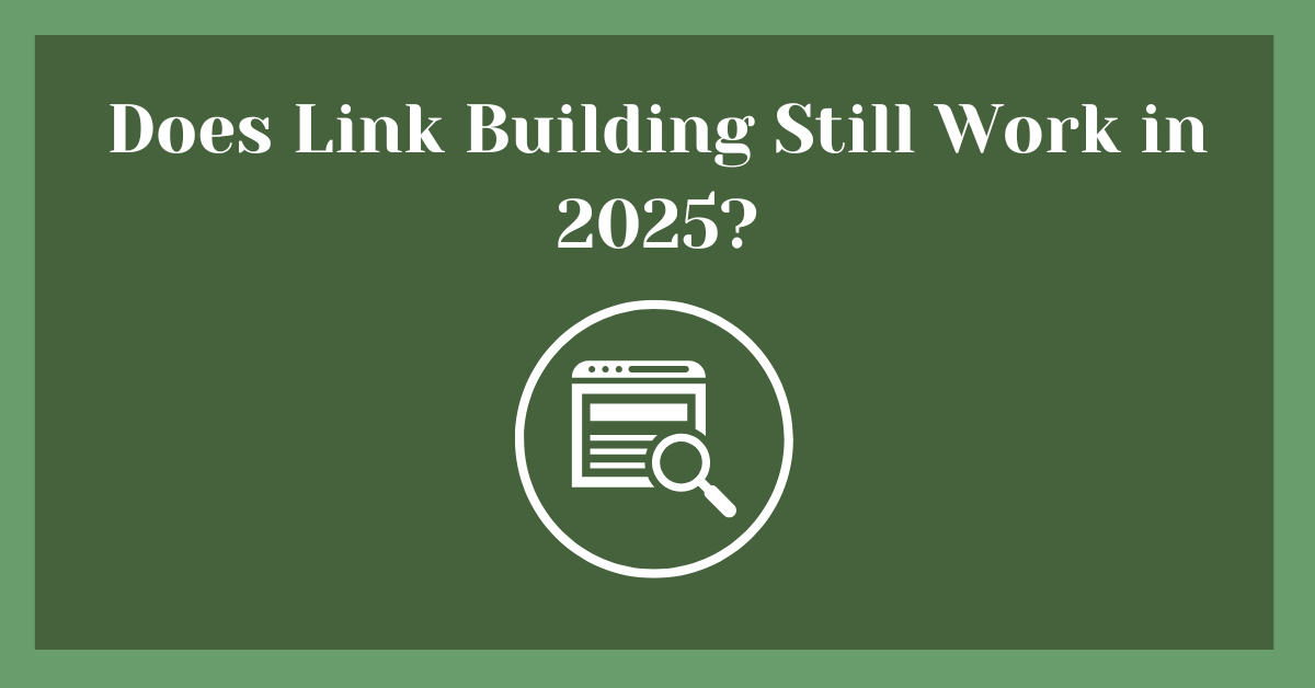 EMCS graphic highlighting the title of article that discusses does link building work