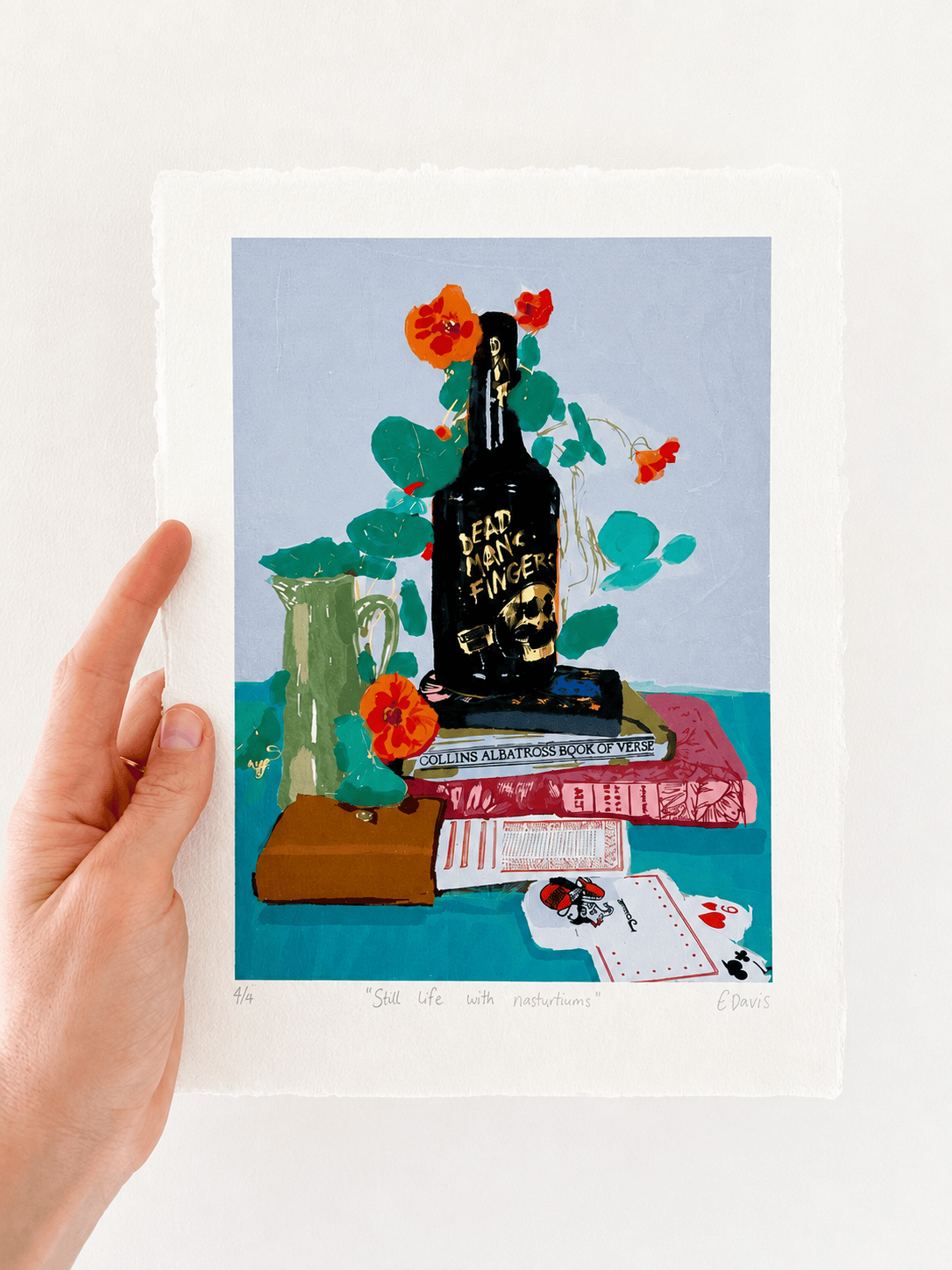 Limited Ed. Print: Still Life with Nasturtiums