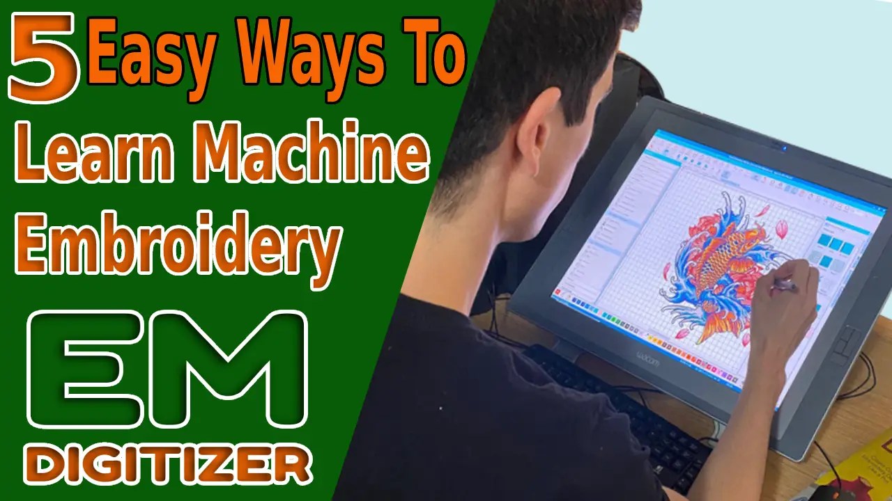 5 Easy Ways To Learn Machine Embroidery Digitizing » EMDIGITIZER