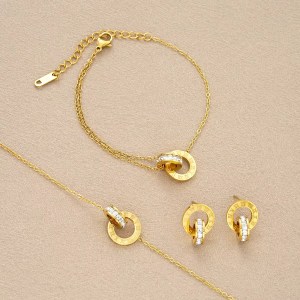Bijoux Femme Cristal 4 pcs