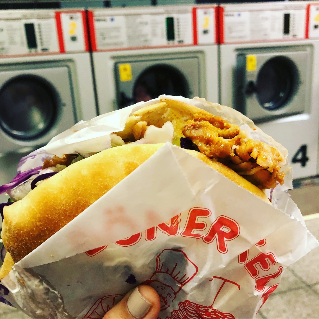 Kabobs in a laundromat? I say YES!