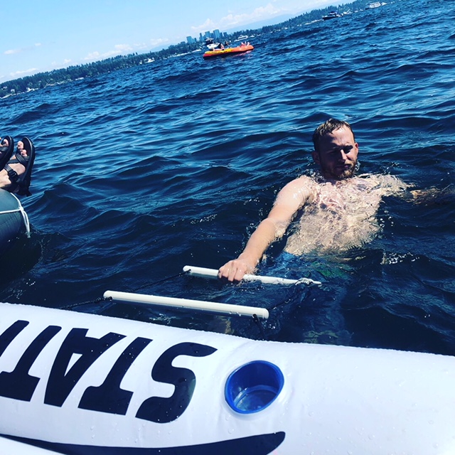 Bryan was our motor the whole day