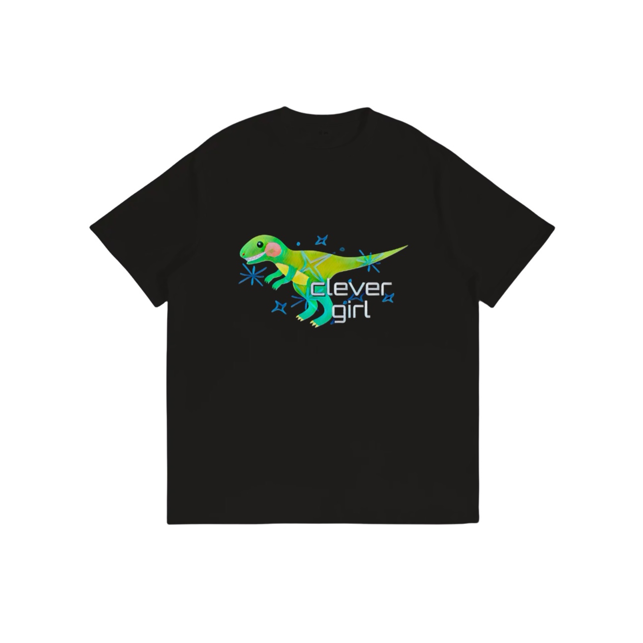 Clever Girl (Dinosaur) Adult Tee (Black)