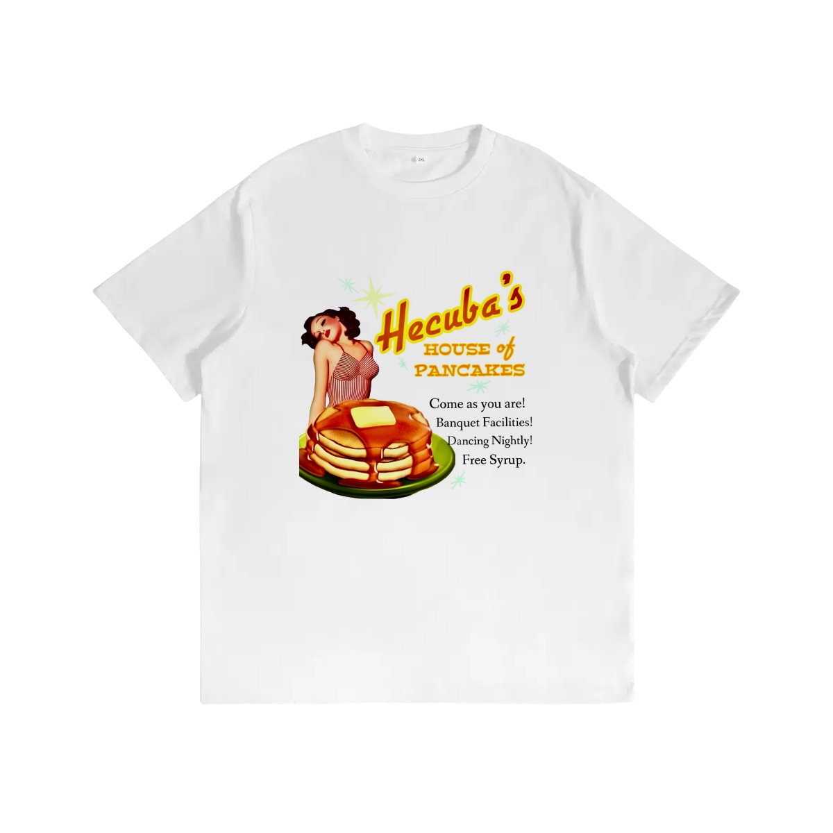 Hecuba’s House of Pancakes Adult Short Sleeved Tee