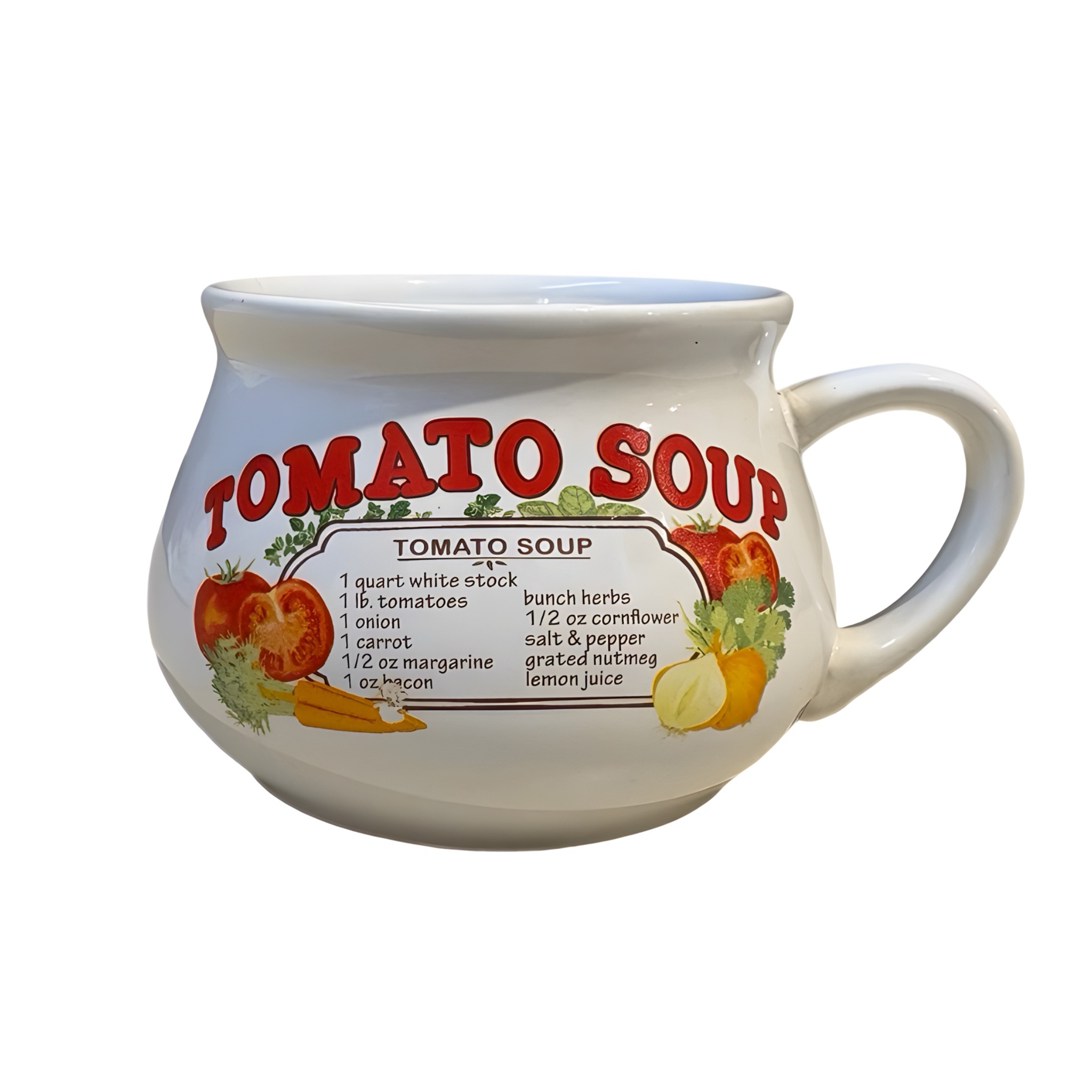Dat’l Do It Tomato Soup Recipe Ceramic Mug, Vintage