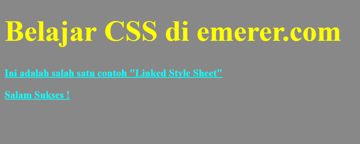 3 Cara Penulisan Kode Css Dalam Html 3 Cara Penulisan Kode Css Dalam Html