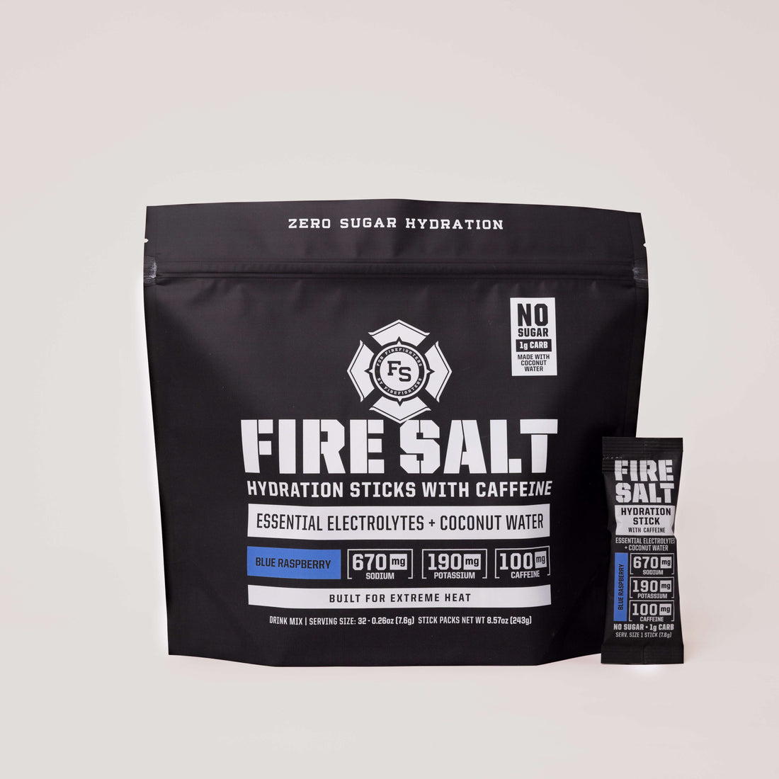 Fire Science Nutrition Fire Salt Blue Raspberry with Caffeine