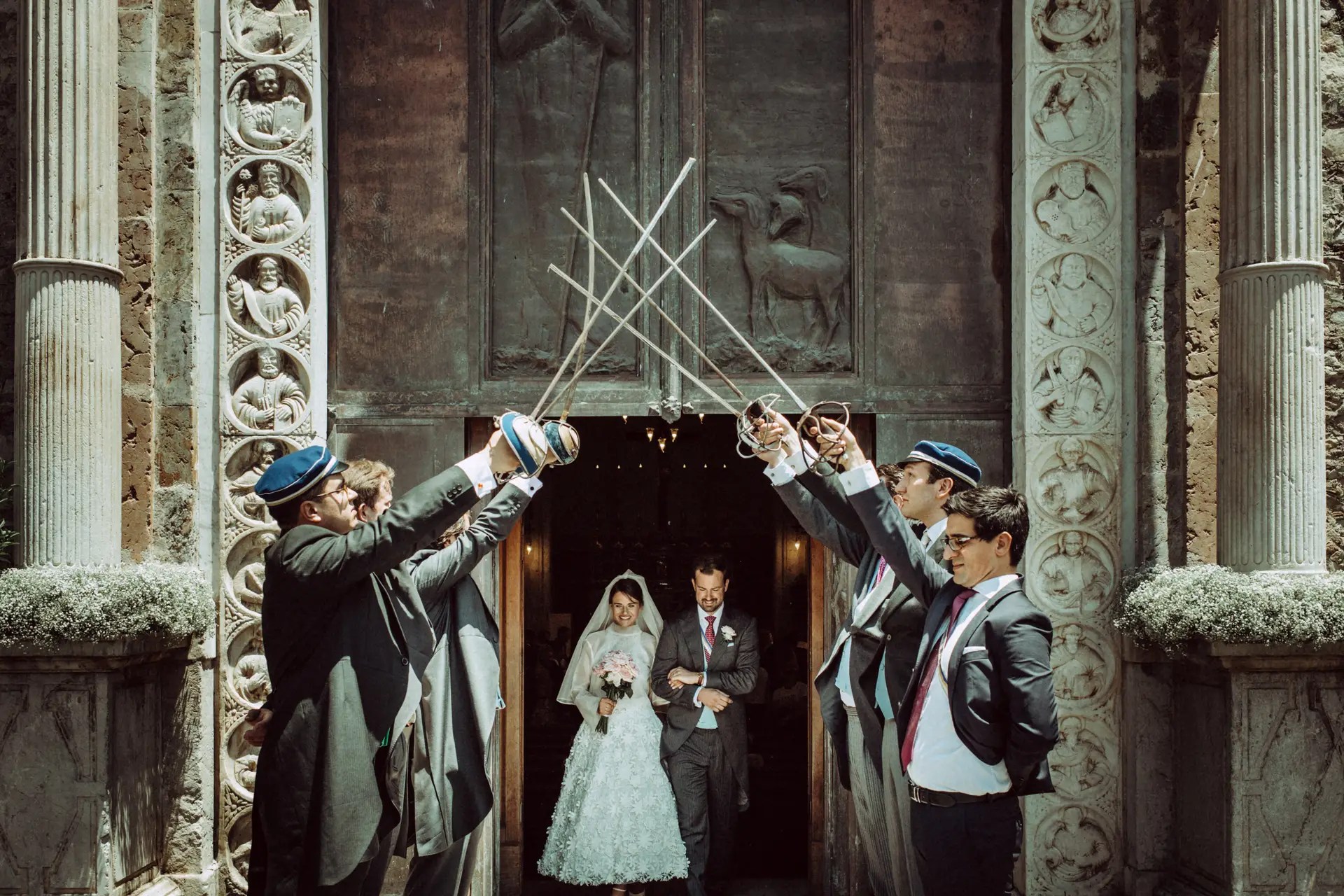german church wedding in taormina sicily