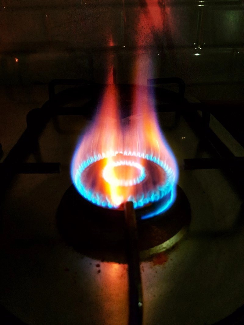 Gas flame
