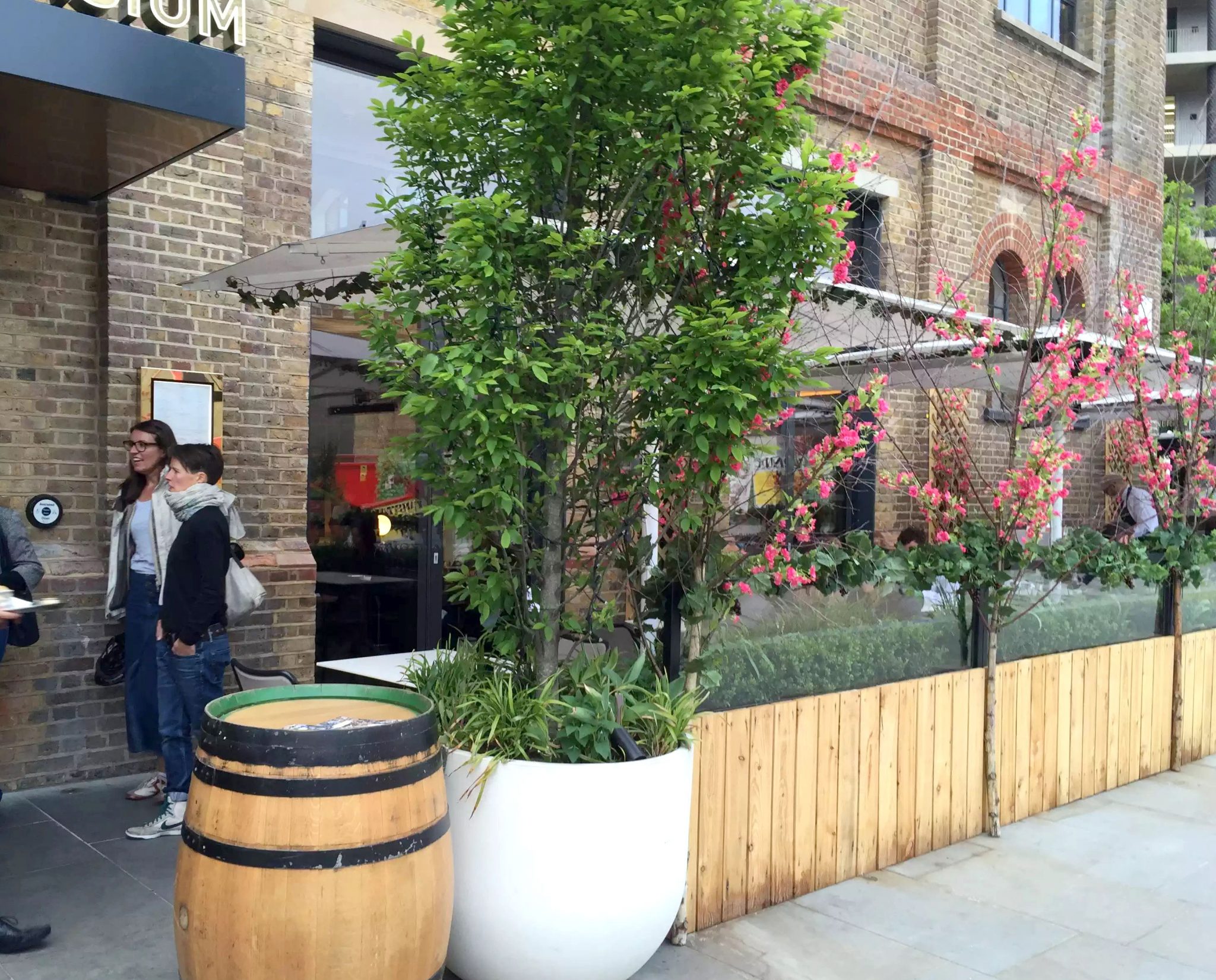 German Gymnasium D&D Kings Cross London Birthday Dinner Restaurant Terrace