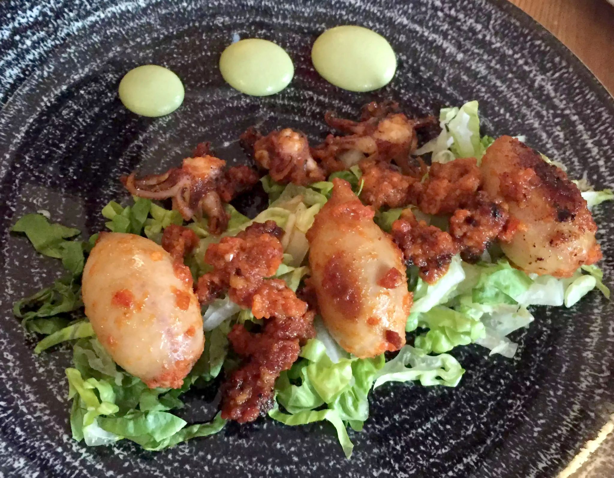 Great Northern Pub St Albans Wine Tasting Dinner Squid Chorizo