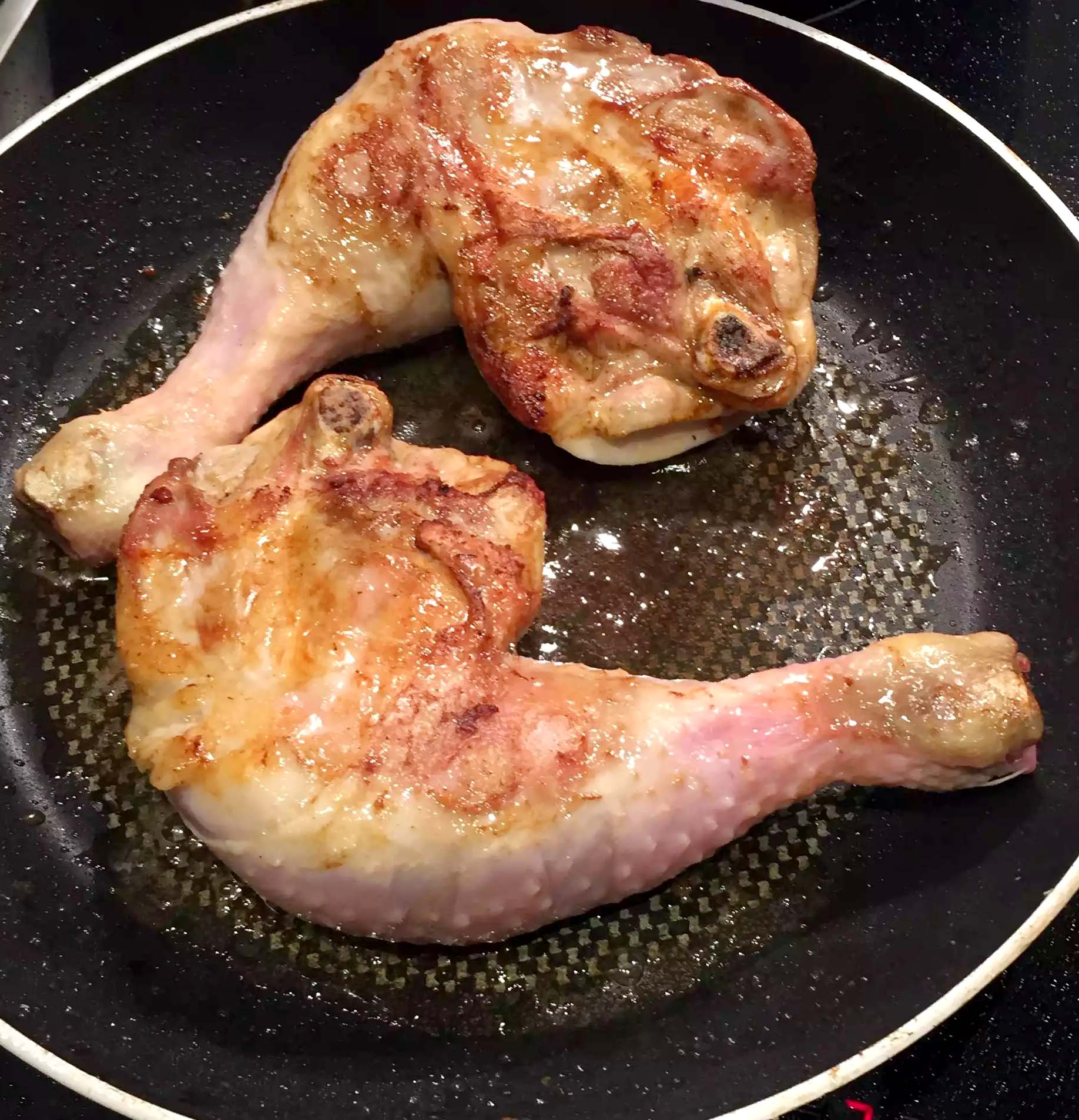 Coq Au Vin (Chicken in Red Wine) by Emma Eats & Explores - Grainfree, Glutenfree, SCD, Paleo, Dairyfree, Sugarfree