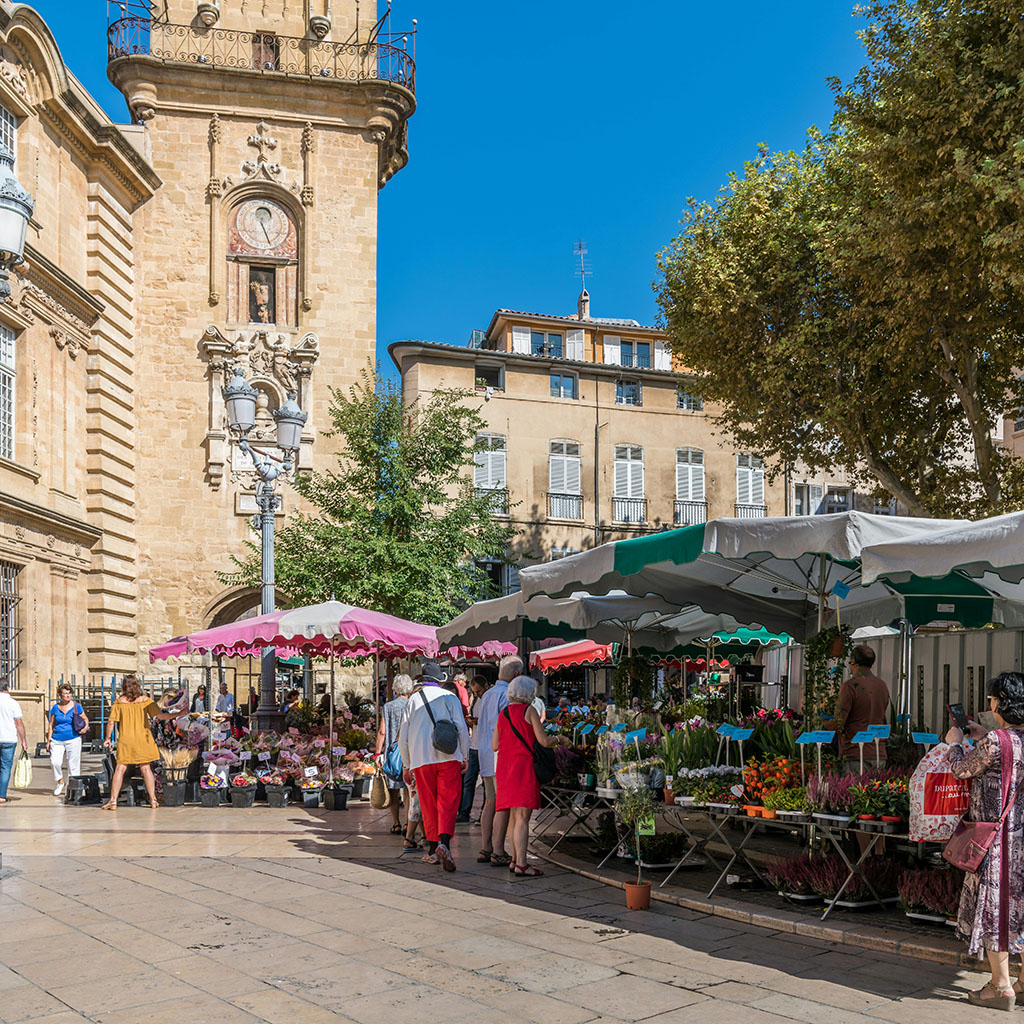 market in Aix-en-Provence