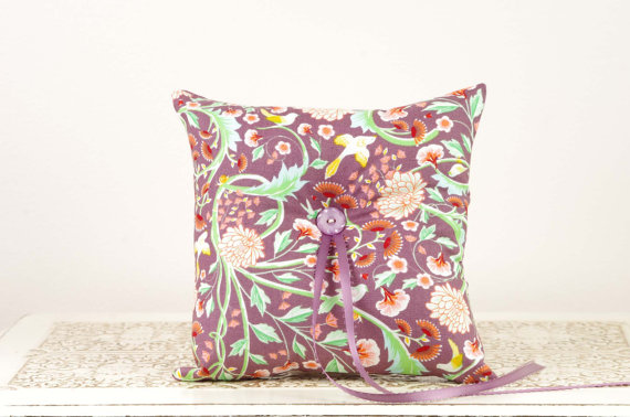 Ceremony Ring Pillows That Pop! Emmaline Bride Wedding Blog