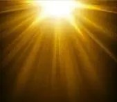 bright light in dark background
