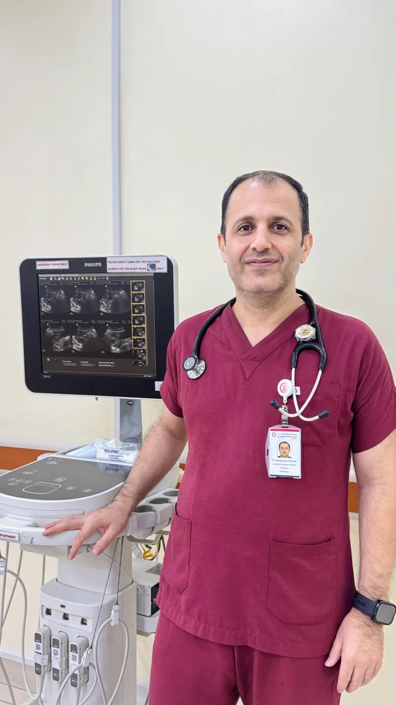 Dr. Abdolghader Pakniyat, emergency medicine specialist and POCUS educator
