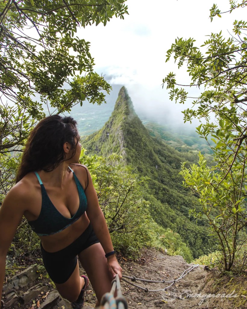 OLAMANA PEAKS hike Oahu Hawaii