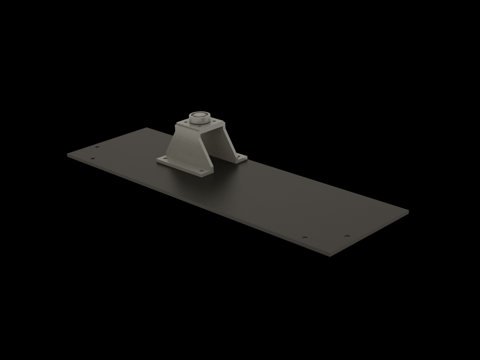 Static pivot/guide for STL platform where there is only surge or traction loss