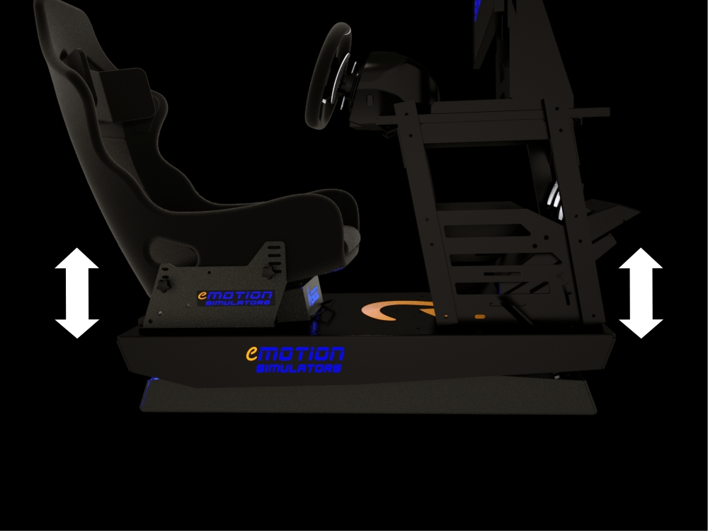 hBox seat heave motion platform for PC and console