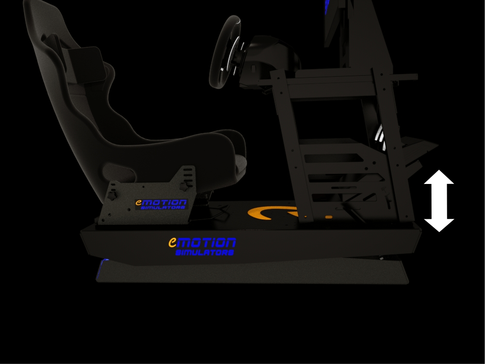 hBox seat heave motion platform for PC and console