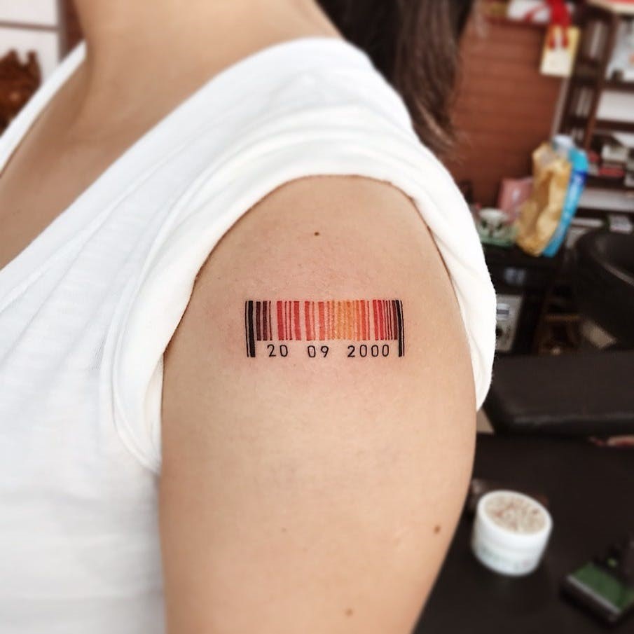 Barcode Tattoo Designs With Meanings & Placement Ideas 905_x_905_jpg