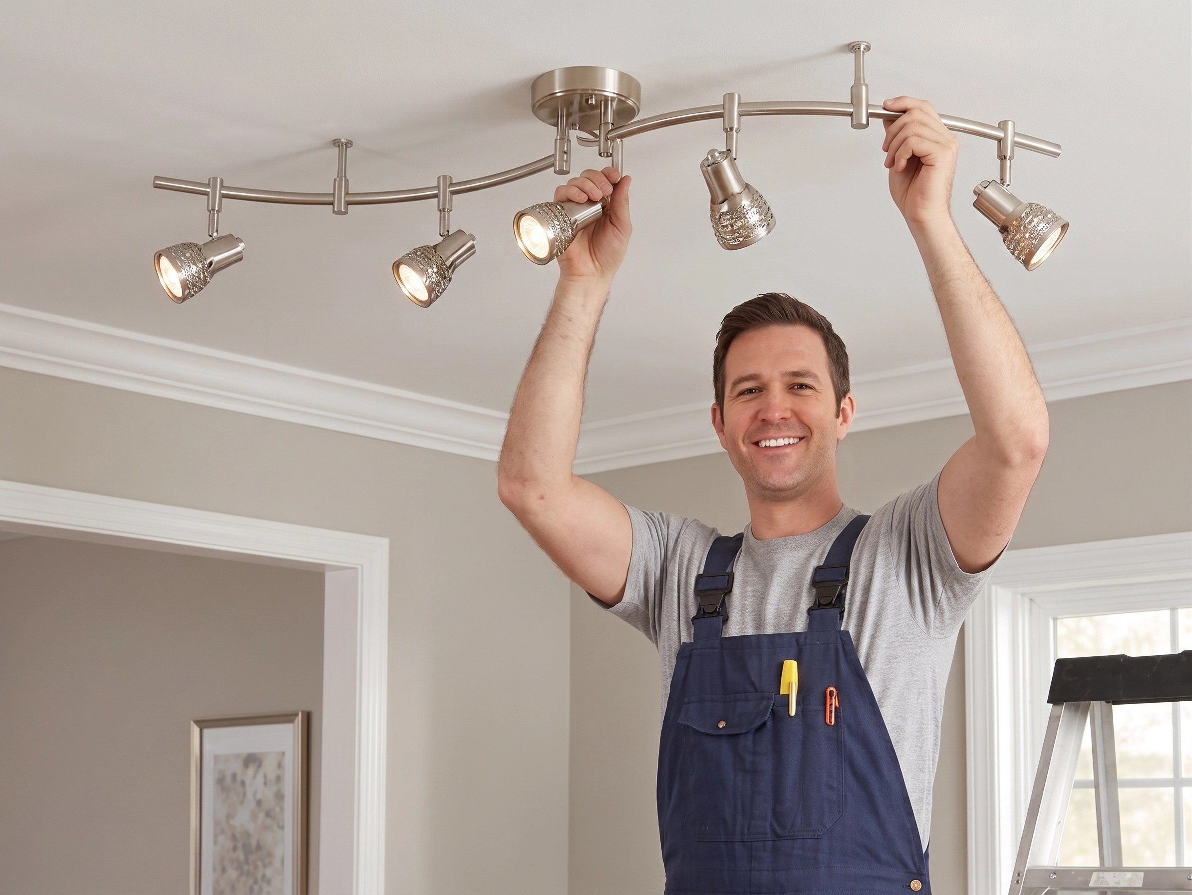 ceiling light install