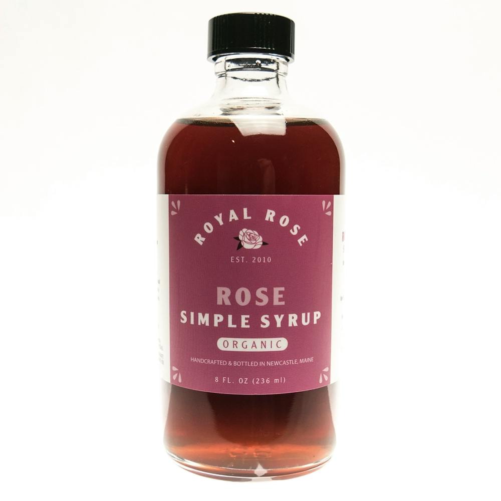 Royal rose rose organic simple syrup 8oz :: syrups