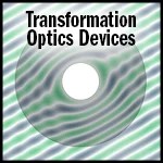 Waves through an invisibility cloak labeled with Transformation Optics Devices