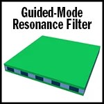 Guided-mode resonance filter