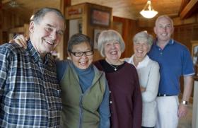 Empty Chair Project Committee Members: David Gray, Mary Tanaka Abo, Marjorie Alstead Shackelford, Karleen Alstead Grummett and Roger Grummett.