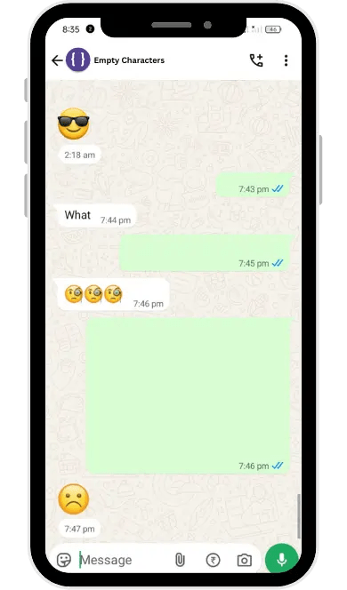 Empty Characters Whitespaces Blank Unicode Characters - Mobile Space Arts for Desktop