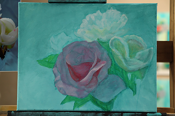 Want to try acrylic painting? Essential Acrylic Painting Techniques For Stunning Floral Still Lifes Emptyeasel Com