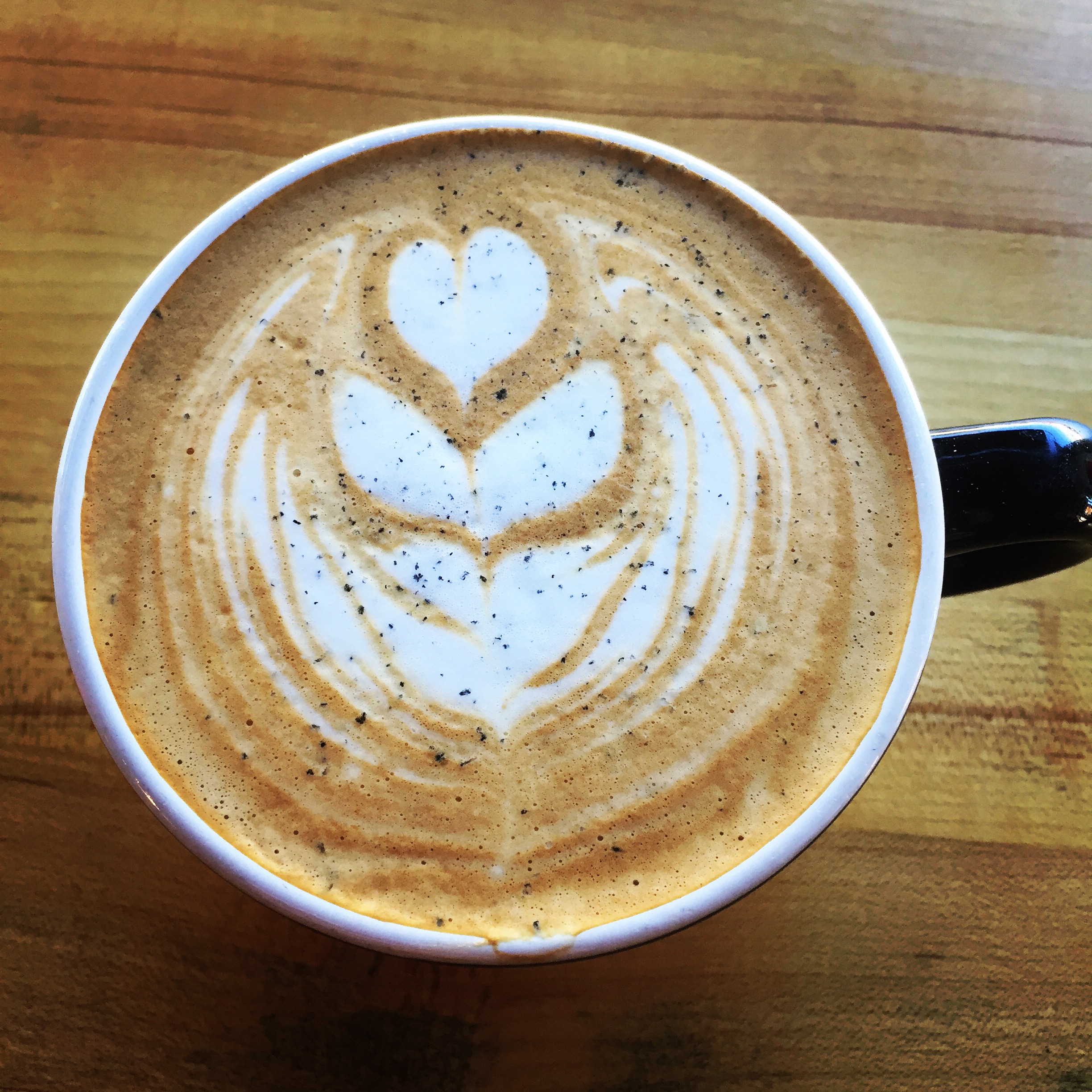 The Boone's Beard Latte at Vicinity Coffee in Mpls