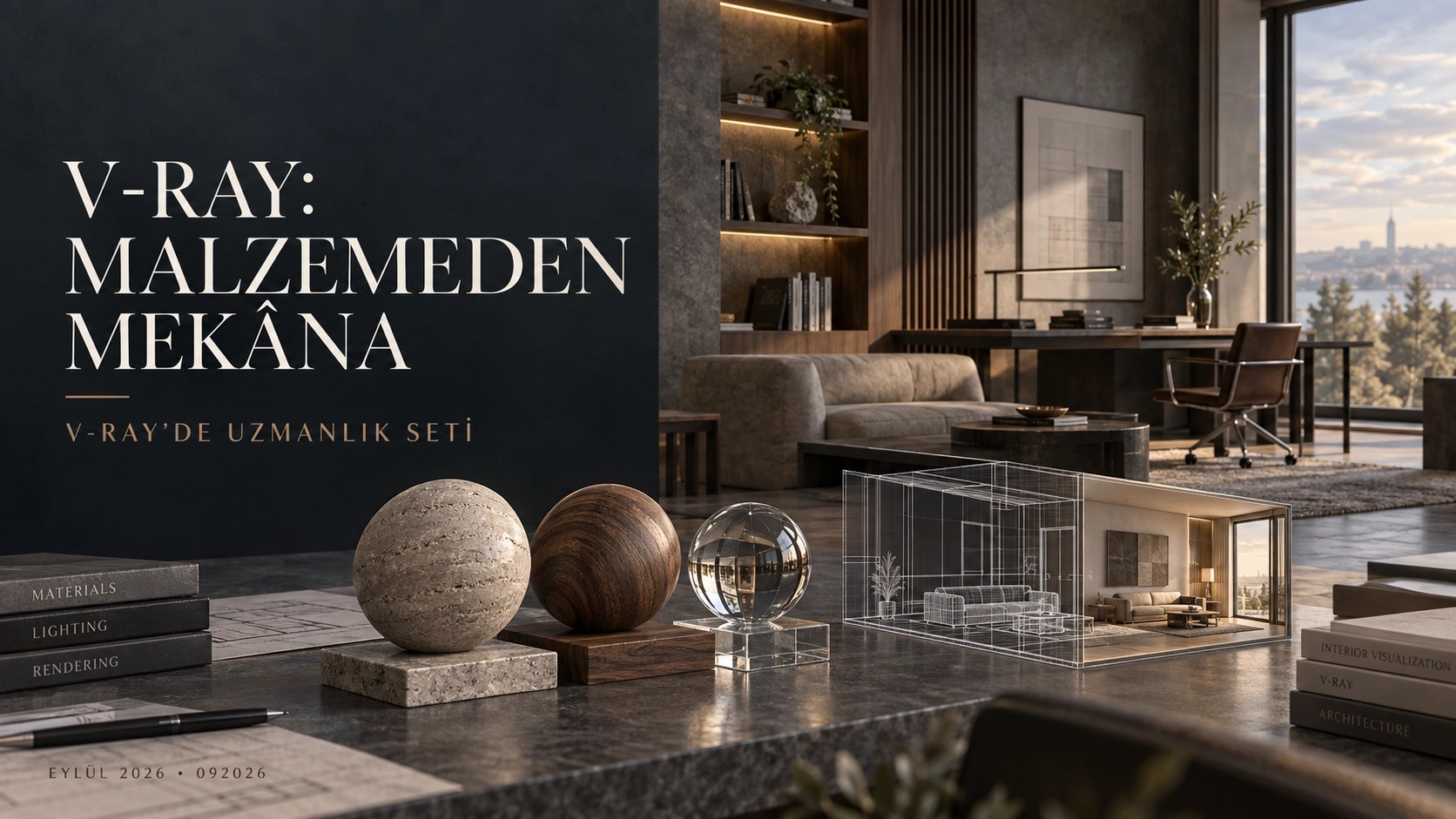 Malzeme Kararından Mekân Atmosferine: V-Ray’de Üç Aşamalı Uzmanlaşma