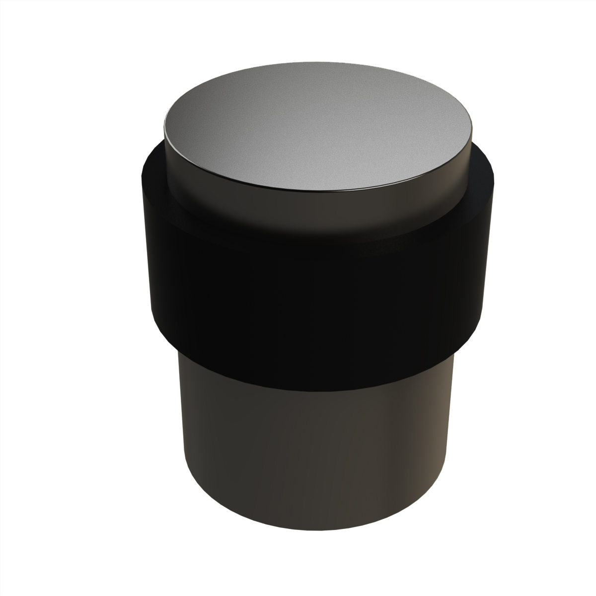 Door stop with rubber ring (floor mount)